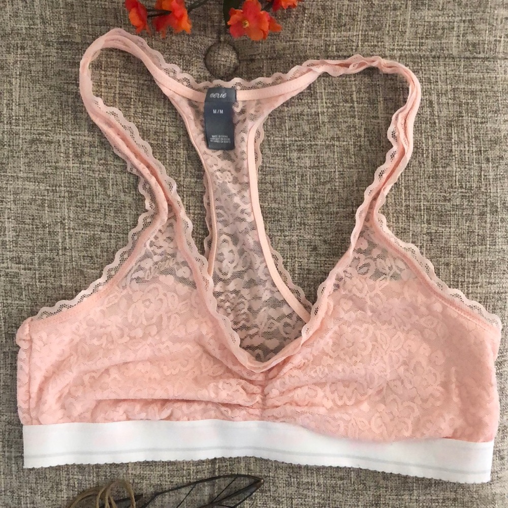Pink Lace Bralette